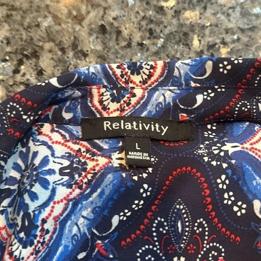 Relativity blouse L (4125) - Picture 4 of 6